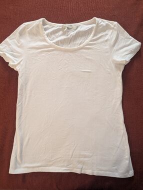 People Tree White Organic Cotton Tee